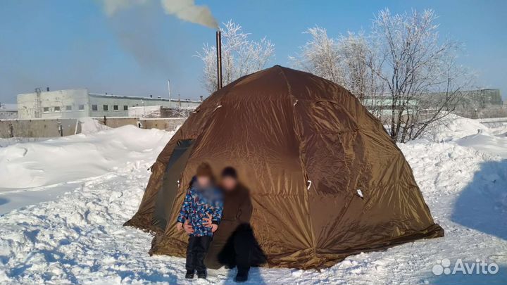 Палатка большая всесезонная двухтентовая мфп-5