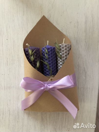 Свечи из вощины и боксы