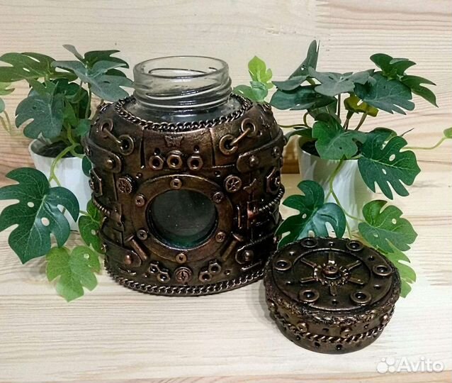 Банка для кофе. Стимпанк