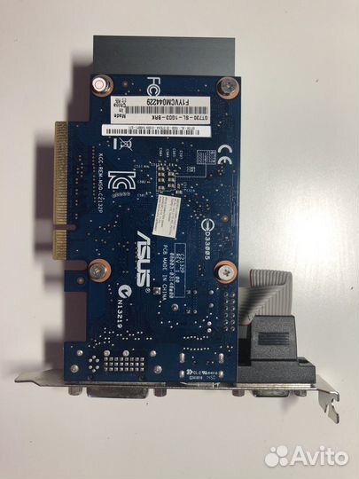 Видеокарта asus GeForce GT 730 1GB