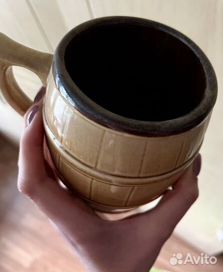 Пивная кружка керамика