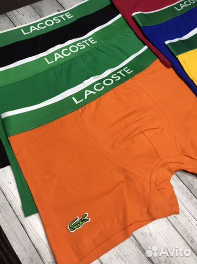 Трусы мужские боксеры lacoste