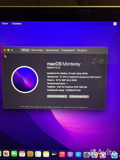 Apple macbook pro 13