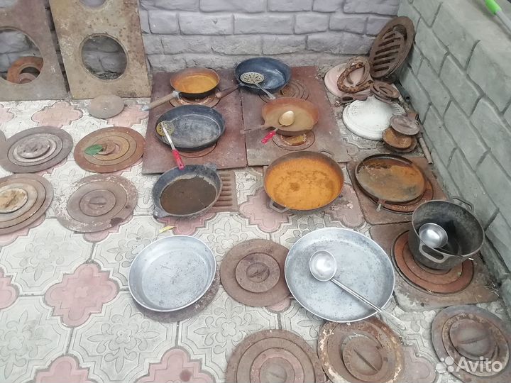 Посуда для улицы из чугуна