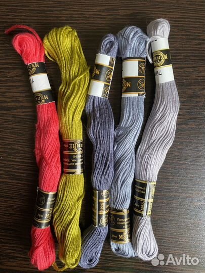 Нитки мулине пнк им. Кирова