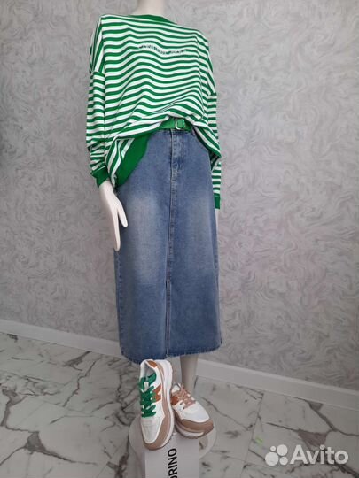 Новая юбка длина миди