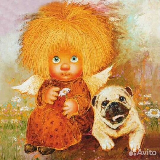 Картина по номерам Солнечный ангел