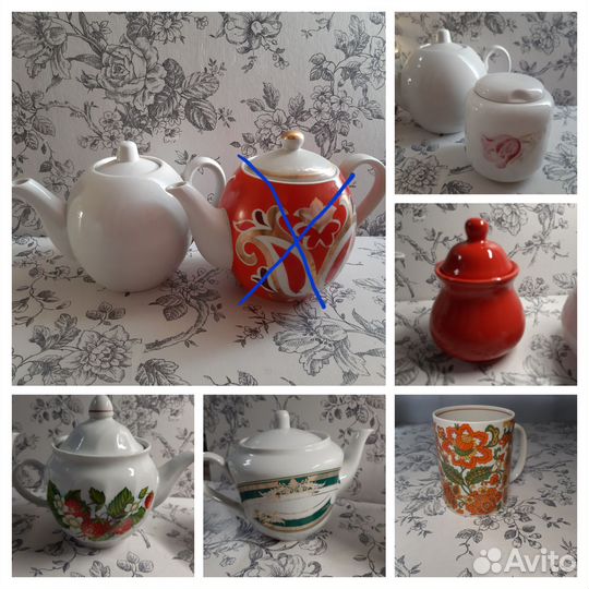 Заварочный чайник сахарница много