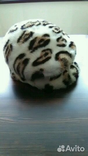 Шапка норковая эксклюзивный фасон новая