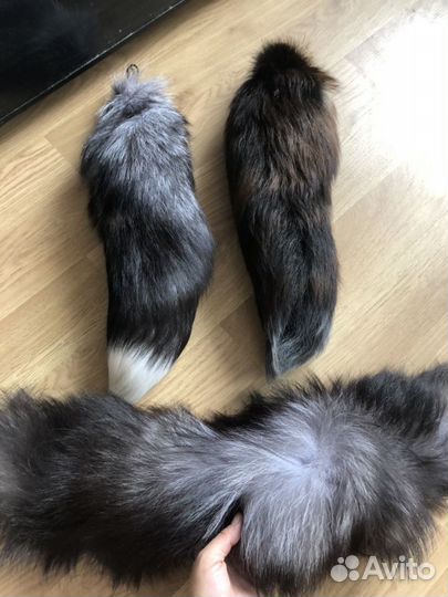 Опушка, Хвостики из чернобурки новые