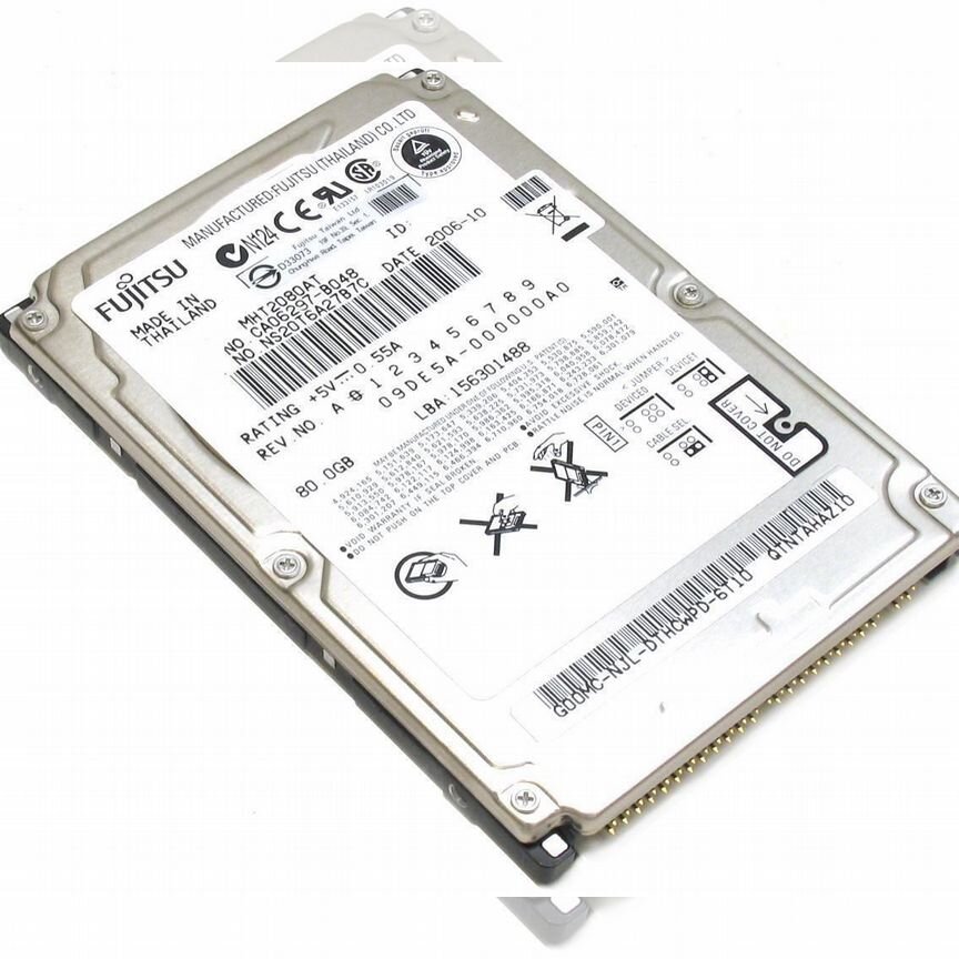 [MHT2080AT] Жесткий Диск Fujitsu 80gb Ide 2,5" Mht2080at