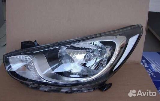 Фара левая И правая на хундай солярис