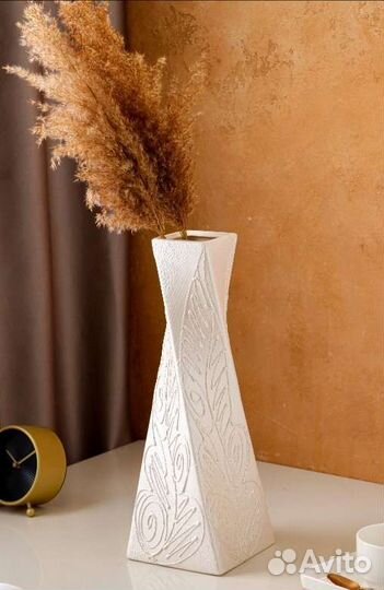 Ваза Эквилибриум, керамика, для сухоцветов, декора