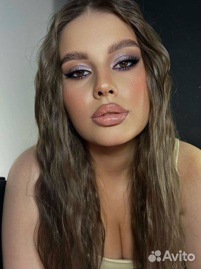 Макияж, локоны