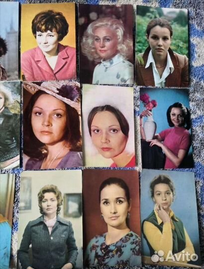 Советские актёры и актрисы (карточки)