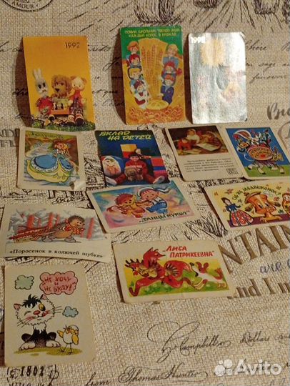 Календарики мультики детство