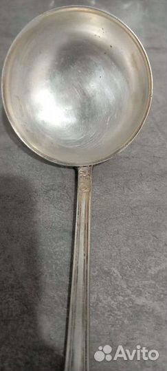 Половник Кольчугино Пламя посеребрение