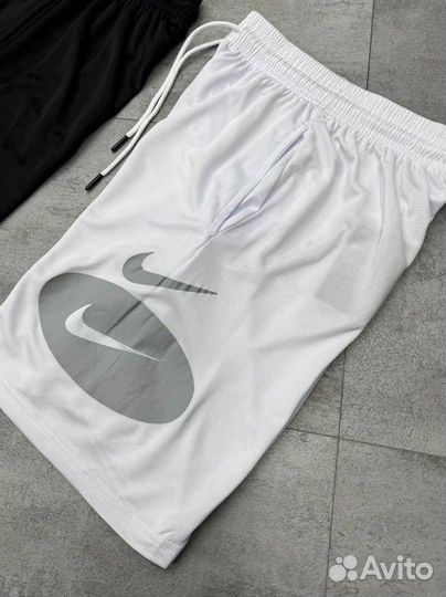 Шорты Nike dri fit белые