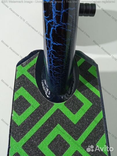 Трюковой самокат Explore crocco deluxe blue,новый