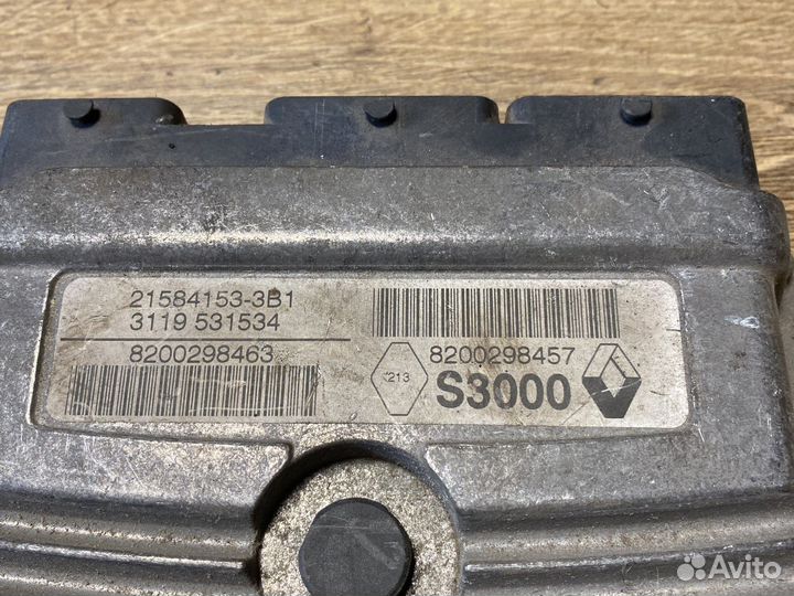 Renault megane 2 блок управления двигателем