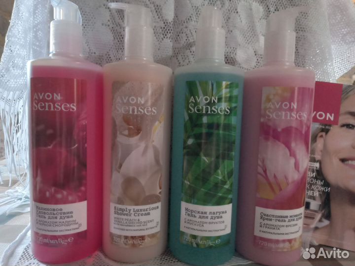 Гели для душа avon 720мл