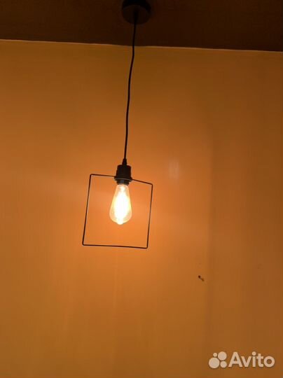 Подвесной светильник в стиле лофт
