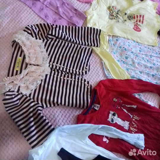 Большой пакет вещей р. 104-128 и обувь