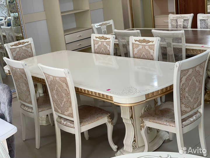 Стол Лапки голд