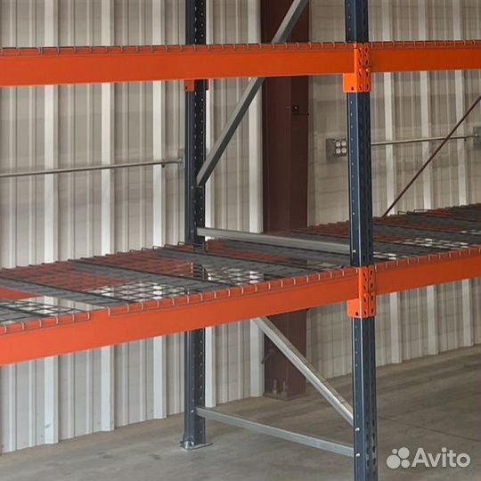 Стеллажи металлические складские