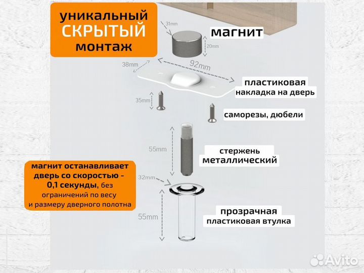 Стоппер магнитный