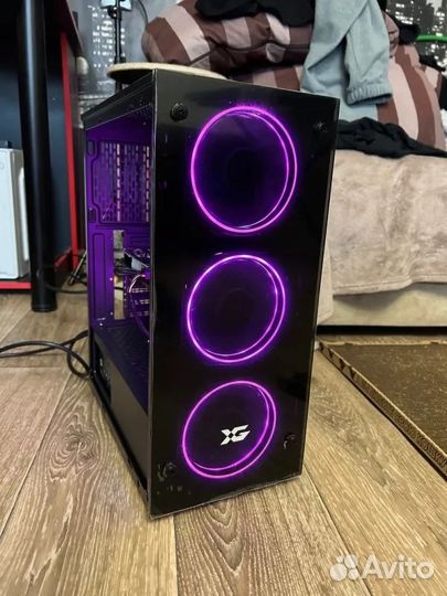 Корпус для пк XG Dark Shadow с закаленным стеклом