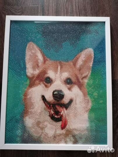 Алмазная вышивка. Готовая работа