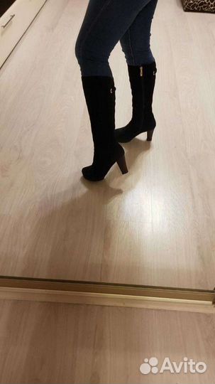 Зимние сапоги Renzoni натуральная замша