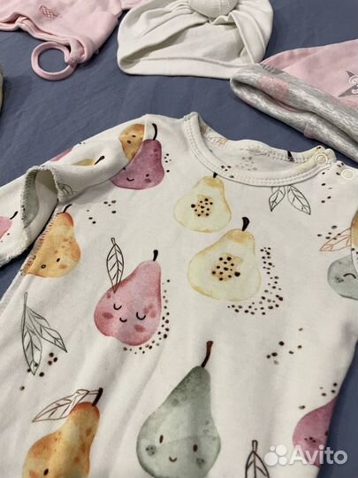 Пакет вещей на девочку с рождения