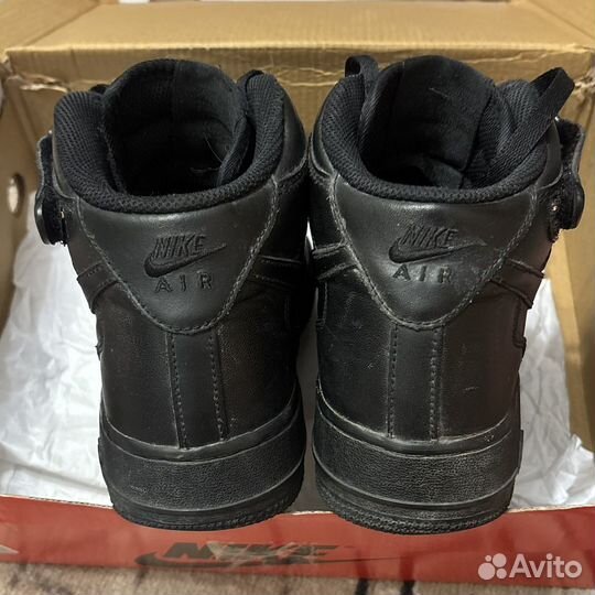 Кроссовки nike air force 1 high black оригинал