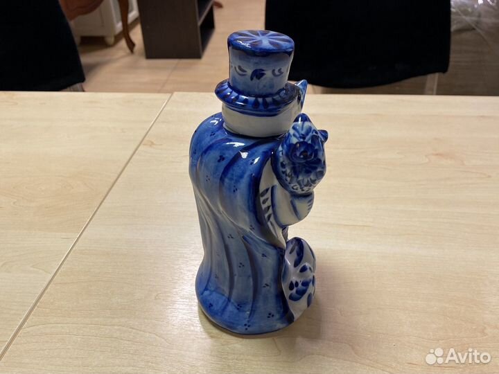 Гжель штоф ручная работа