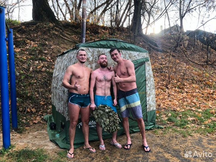 Прокат мобильной бани и шатров