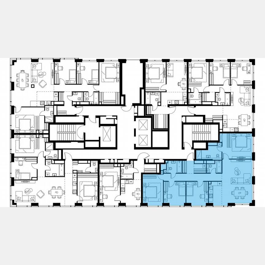 5-к. квартира, 115,2 м², 44/48 эт.