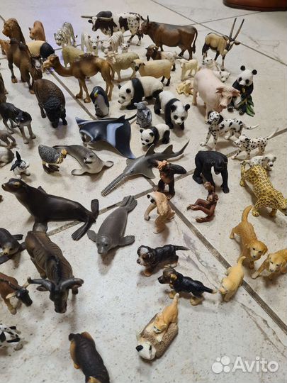 Фигурки schleich 120шт
