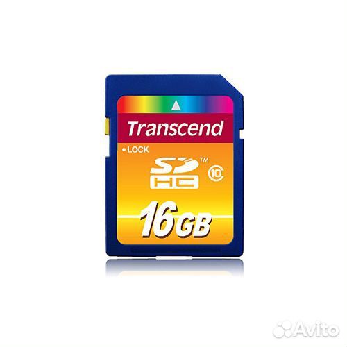 Карта sdhc Transcend на 16GB
