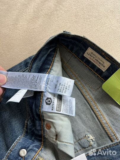 Новые джинсы Levis 514 W35