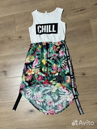 Платье летнее для девочки 140