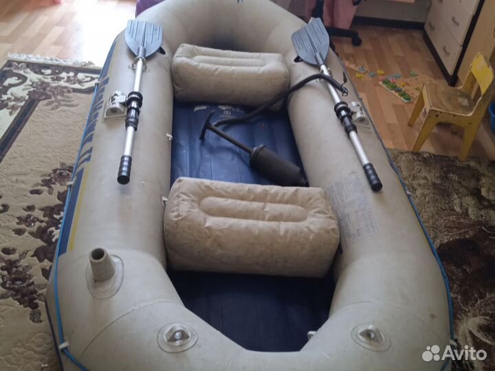 Надувная лодка пвх б/у двухместная