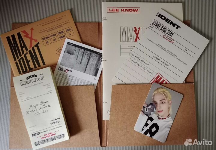 Stray kids Продам кейс минхо с картой хенджина