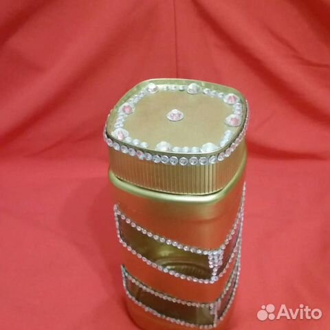 Баночка для кофе со стразами