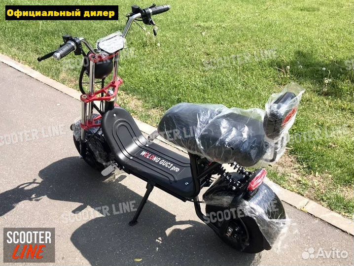 Электроскутер citycoco Wolong C3 Pro