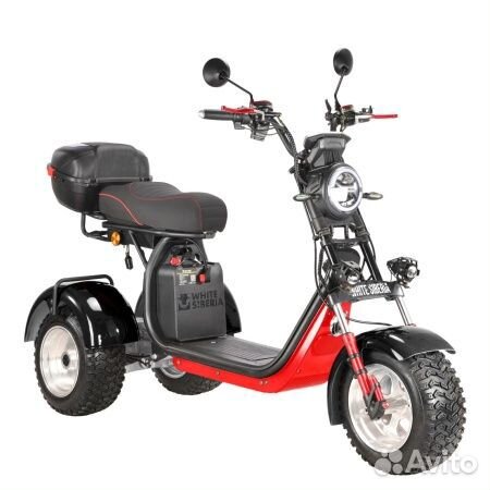 Электротрицикл white siberia ikra 5000W black