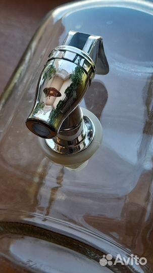 Стеклянная банка 3л с краном