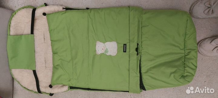 Конверт трансформер зимний на овчине womar