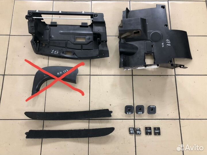 Пластик салона BMW 5 E60 рестайлинг